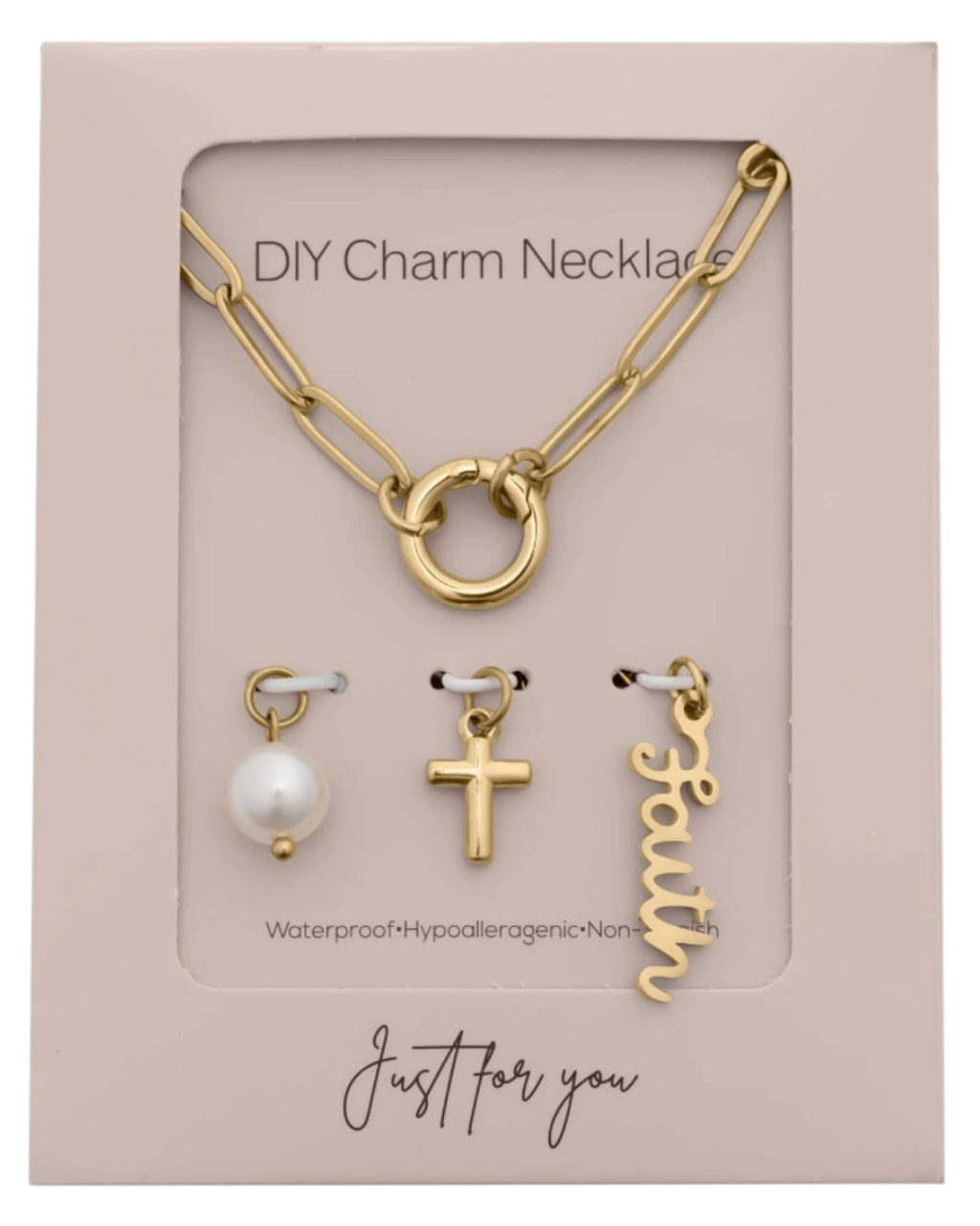 DIY Charm Necklace - Faith