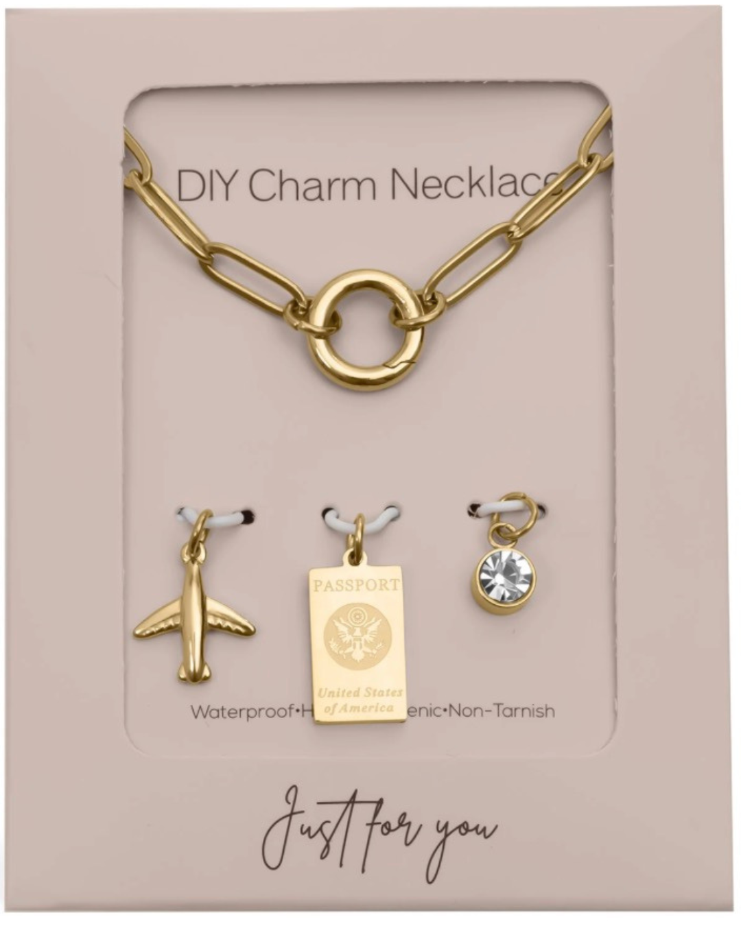 DIY Charm Necklace - Travel