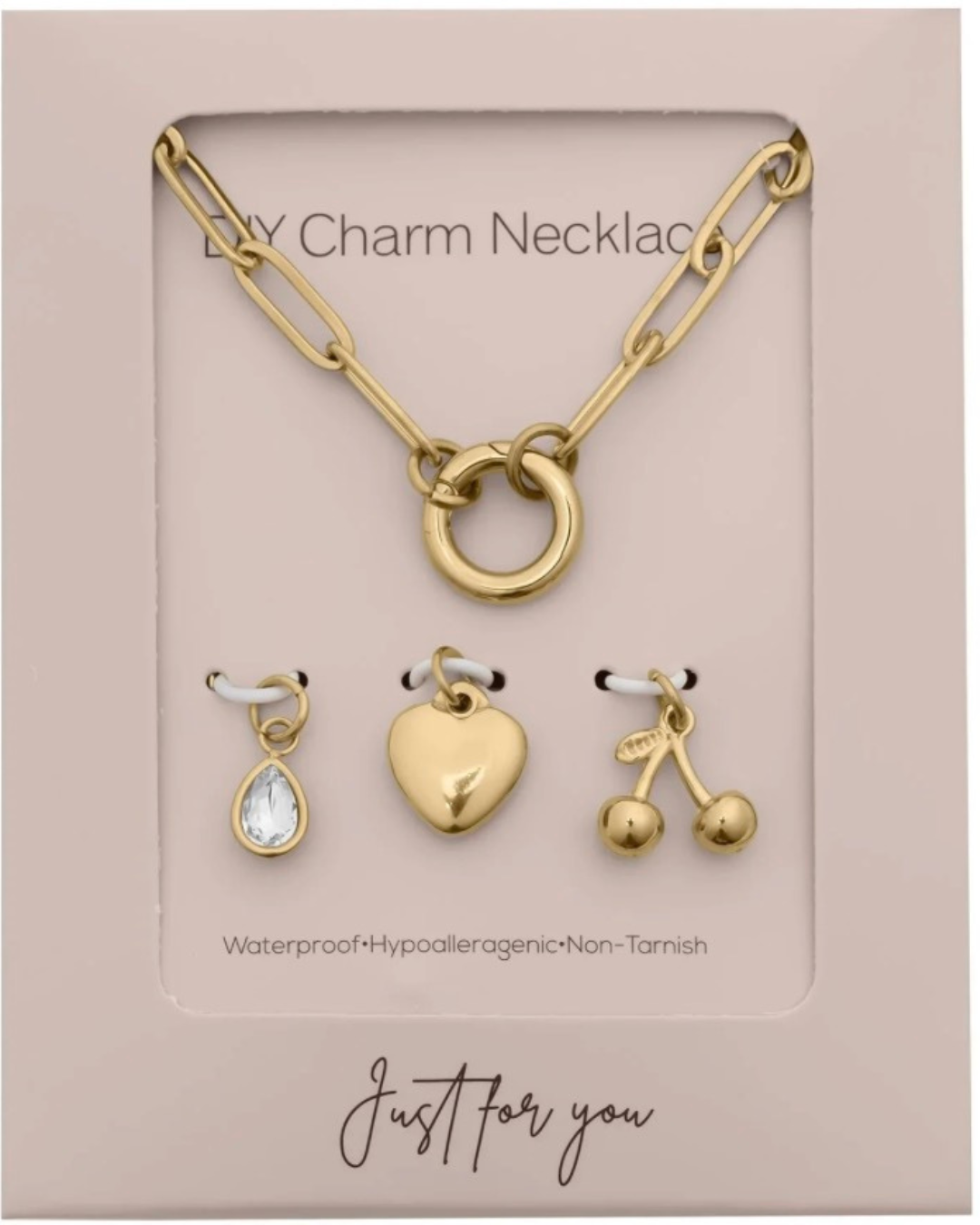 DIY Charm Necklace - Cherry Love