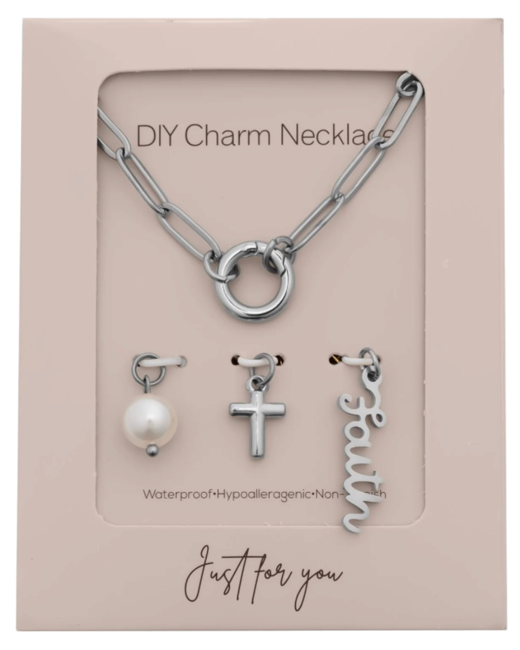 DIY Charm Necklace - Faith