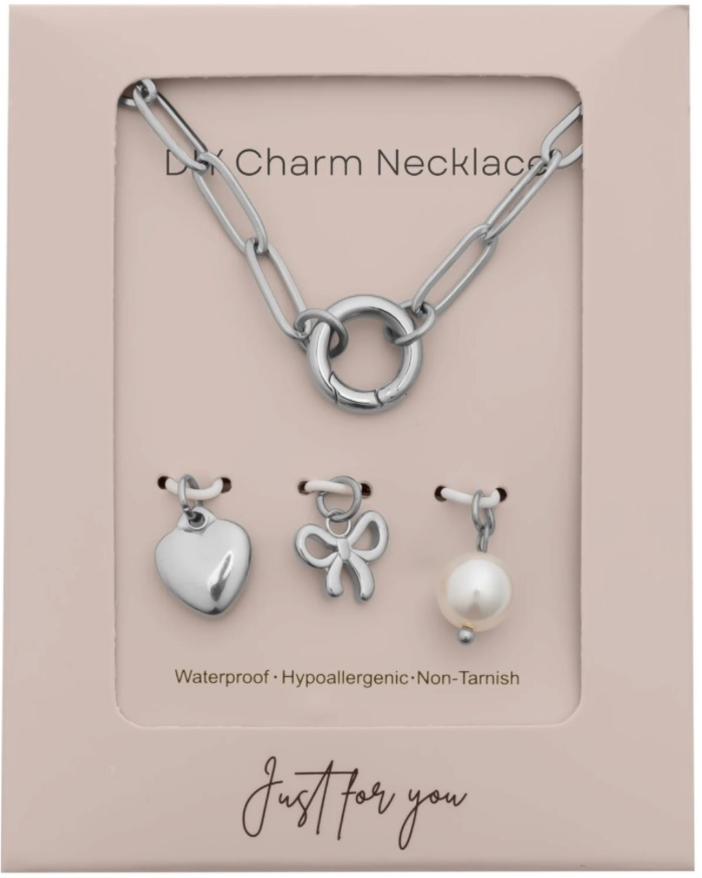 DIY Charm Necklace - Bow