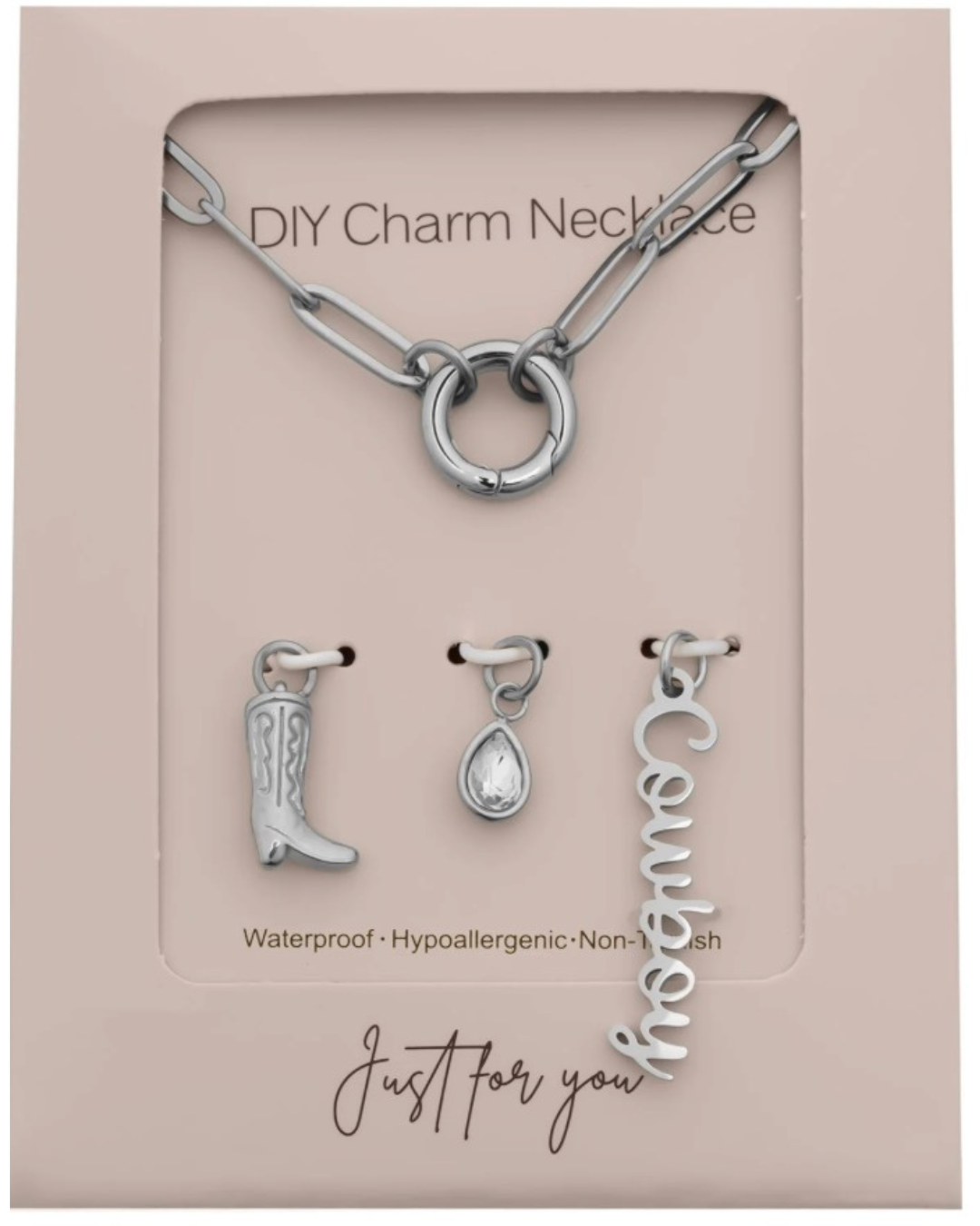 DIY Charm Necklace - Cowboy