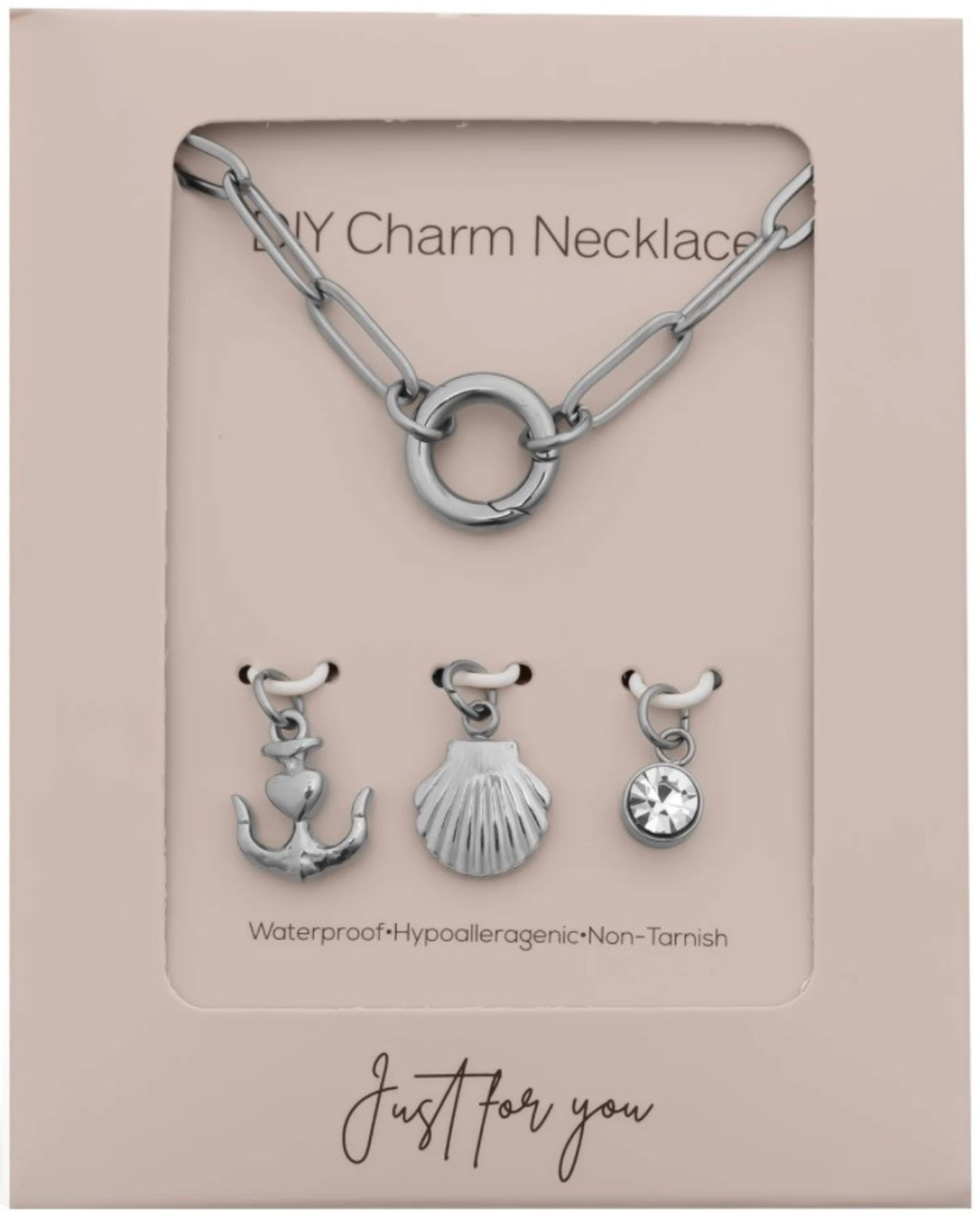 DIY Charm Necklace - Shell Anchor
