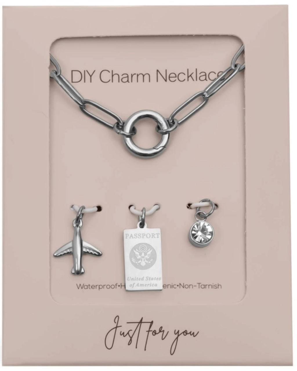 DIY Charm Necklace - Travel