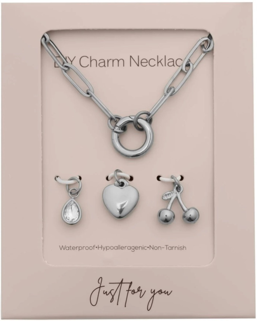 DIY Charm Necklace - Cherry Love