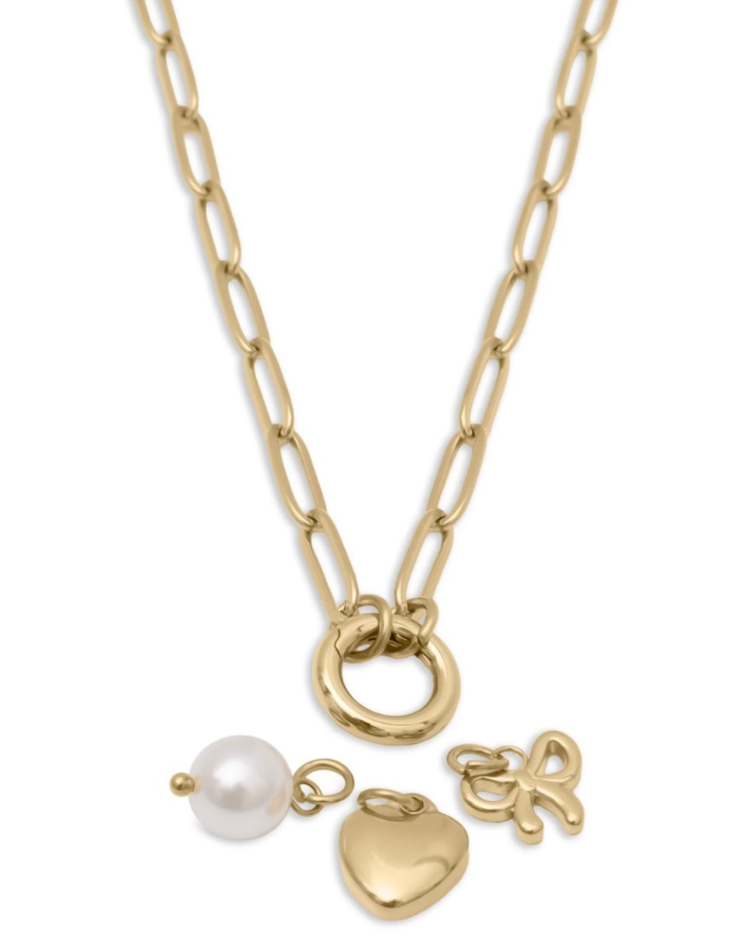 DIY Charm Necklace - Bow