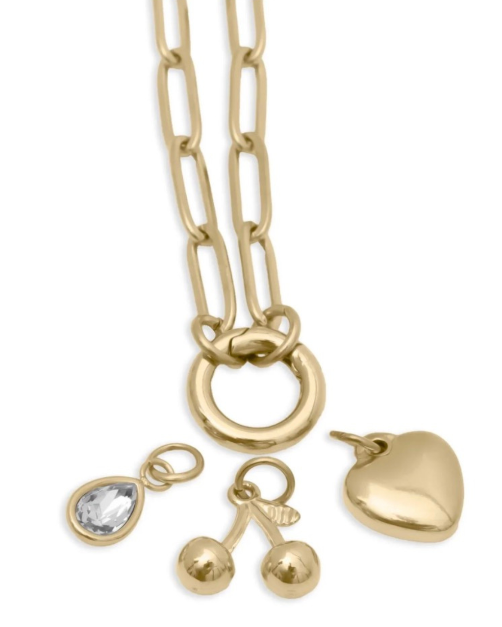 DIY Charm Necklace - Cherry Love