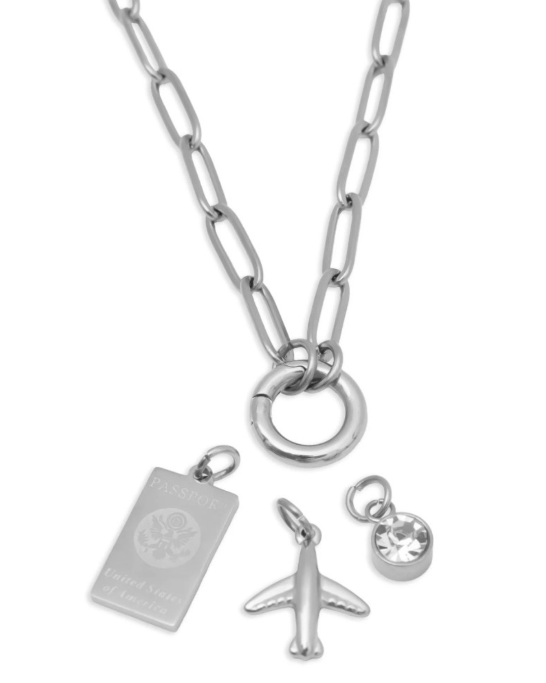 DIY Charm Necklace - Travel