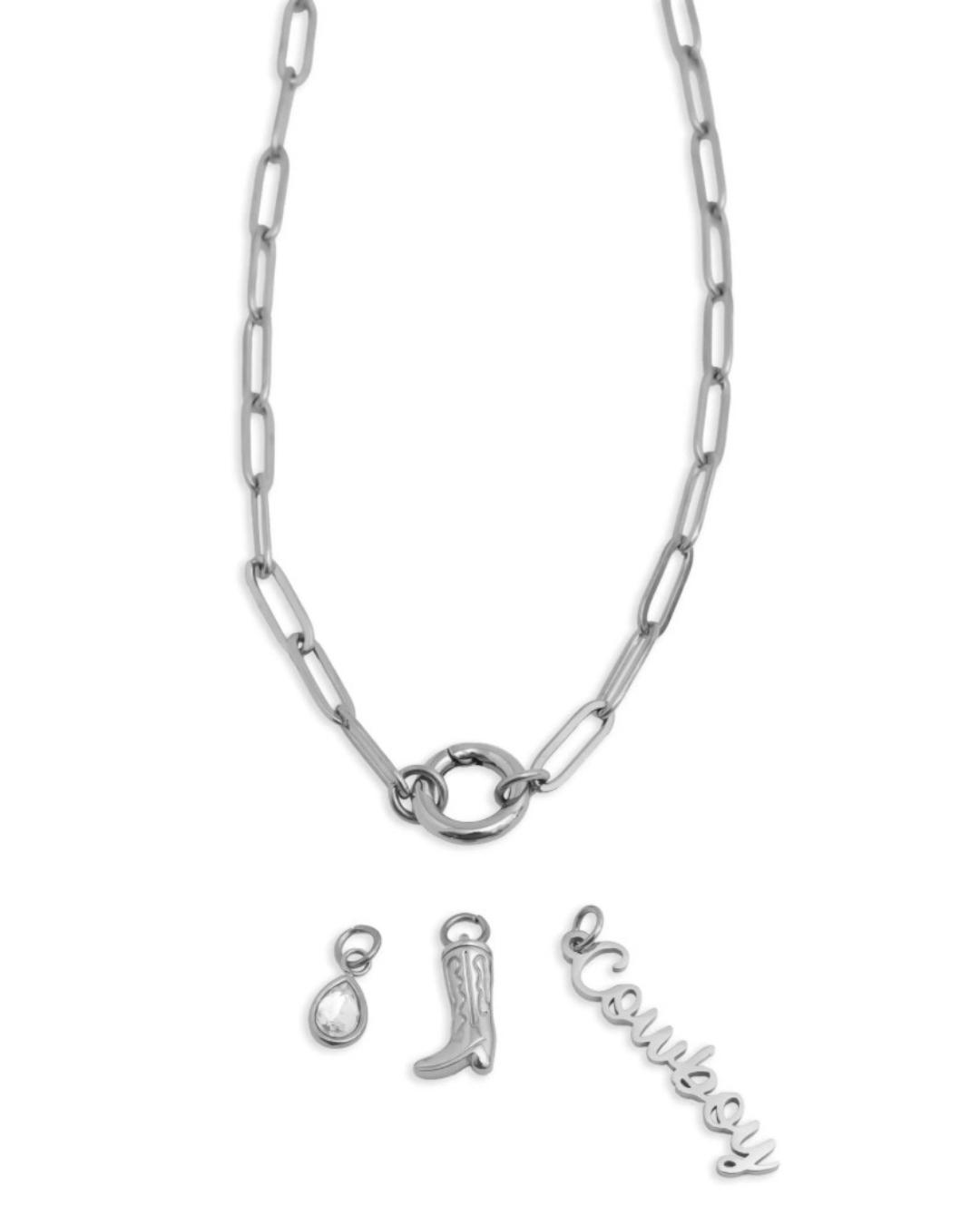 DIY Charm Necklace - Cowboy