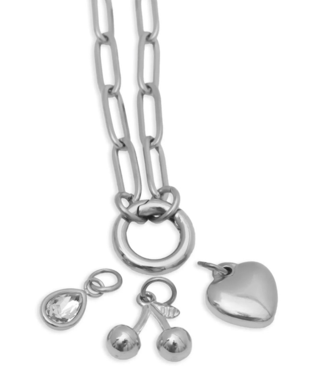 DIY Charm Necklace - Cherry Love