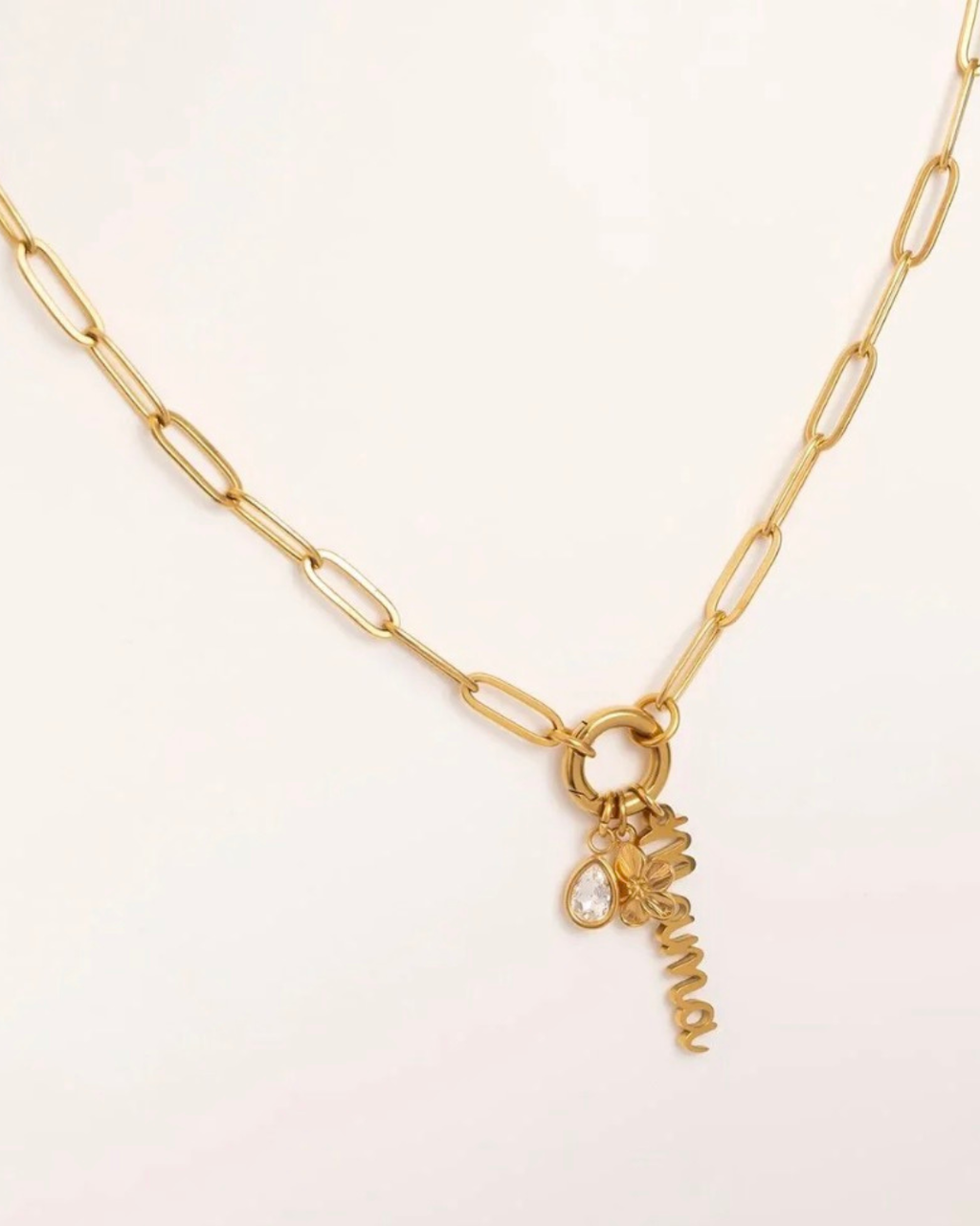 DIY Charm Necklace - Mama