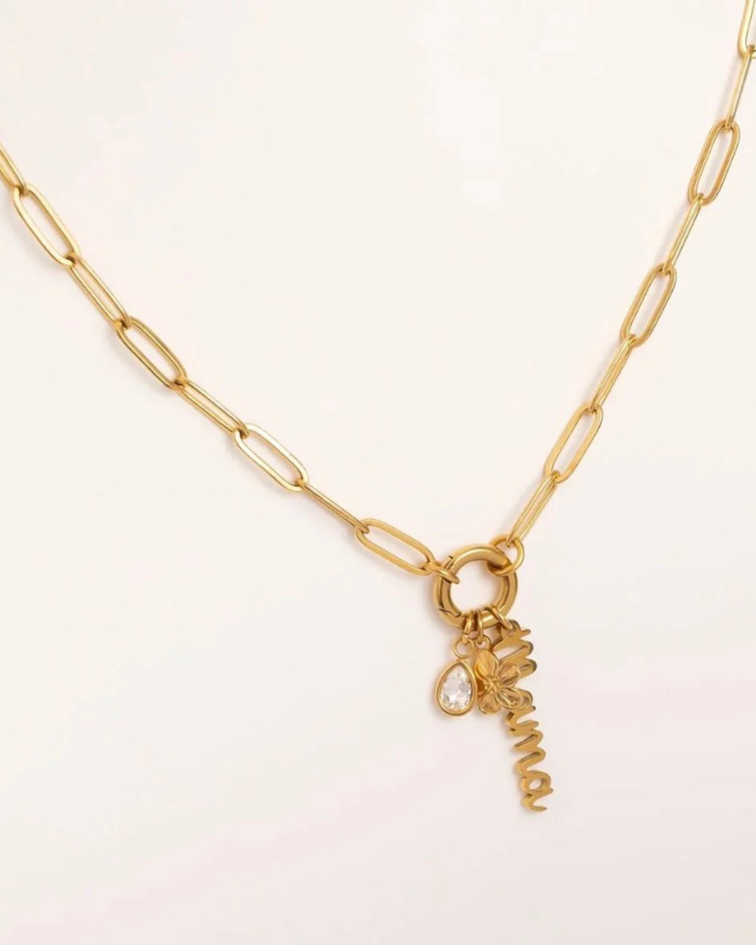 DIY Charm Necklace - Mama